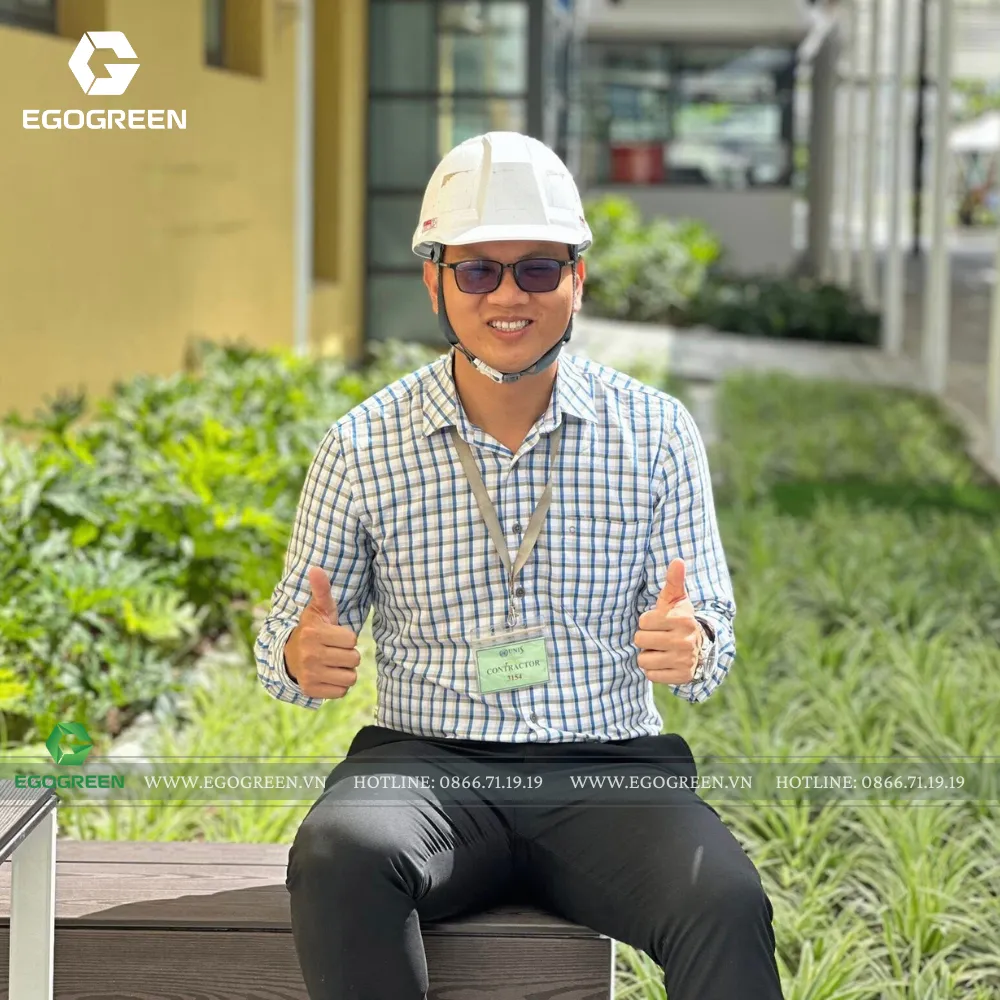 EGOREEN đồng hành cùng chủ đầu tư khu nghỉ dưỡng.